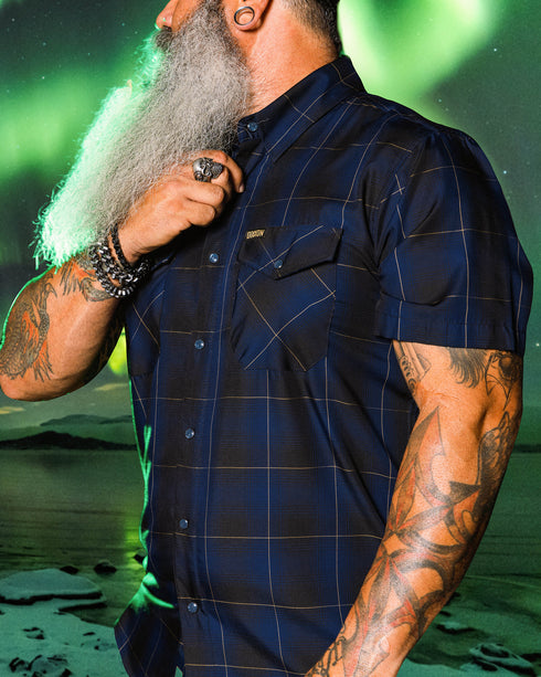 BALTIC BAMBOO SHORT SLEEVE BUTTON UP - MENS